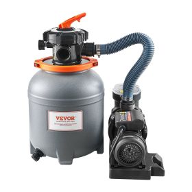 Sand Filter Pump for Above Ground Pool, 12 in, 3000 GPH, 1/2 HP Swimming Pool Sand Filter Pump System