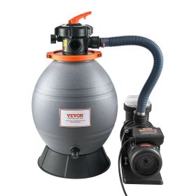 Sand Filter Pump for Above Ground Pool, 16 in, 3500 GPH, 3/4 HP Swimming Pool Sand Filter Pump System