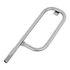 Grill Burner Tube for Weber Q100, Q120, Q1000, Q1200, Baby Q Gas Grills, 17 inch 304 Stainless Steel Tube Burner for Weber 516001, 516002, 500600