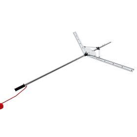 VEVOR Lake Weed Cutter, Pond Aquatic Plant Cutting Tool with 48 in Max. Cut Width, Sharp and Heavy-Duty Steel Blades, Pond Rake with 30 ft Throw