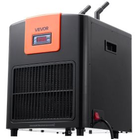 VEVOR Aquarium Chiller 110 Gallon, 1/3 HP Water Chiller for Hydroponics, Fast Cooling for Fish Tank, Axolotl, Coral Reef