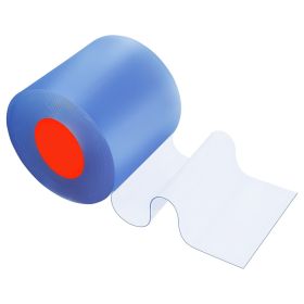 VEVOR Clear PVC Strip Curtain, 101 ft Length x 12 in Width, Thermal Insulating Plastic Door Strip Bulk Roll