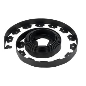 VEVOR Landscape Edging, 20 ft x 2 in Plastic Garden Border Edging with 120 Spikes, No Dig, Flexible Lawn Edgings Roll