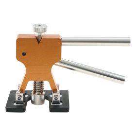 Dent Puller Kit, 61 PCS Paintless Dent Removal Kit with Golden Lifter, Slide Hammer T-Bar, Glue Gun
