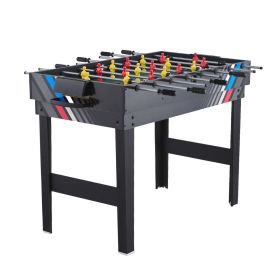 4-in-1 Combo Game Table Set, 48" Air Hockey Table, Multi Combination Table with Air Hockey, Pool Billiard, Foosball, Ping Pong, Pushers & Pucks
