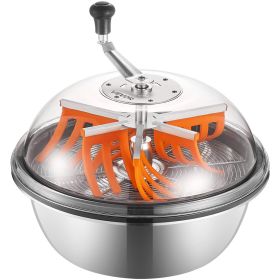 VEVOR Bud Leaf Bowl Trimmer, 19 in Manual Bud Trimmer, with Sharp Stainless Steel Blades, Visual Cutting, Wet & Dry Hydroponic Cutting Machine