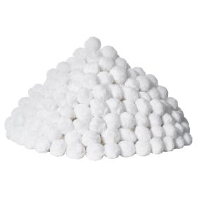 Pool Filter Balls for Sand Filter, 4.6 lbs, Filter Balls Replace Pool Filter Sand, Reusable Polyester Fiber Filter Media Balls with Wash Bag