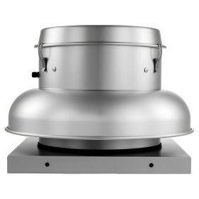 Roof Exhaust Fan, Attic Vent Fan with High-Power Motor, 21 inch Fan Base Heavy-Duty Aluminum Alloy, Speed Control Adjustable Airflow 900/1500 CFM