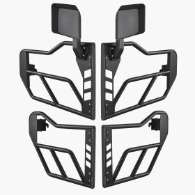 VEVOR Jeep Tube Doors, 4-Door, Adventure Style Jeep Tubular Door with DOT Certified Rear View Mirrors