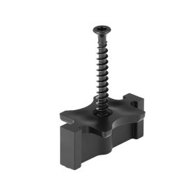 VEVOR 900PCS Hidden Deck Fasteners for Composite Decking Board, Universal Composite T Clips & Plastic Hidden Fasteners with Metal Screws