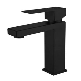 Single Handle Bathroom Faucet Lavatory Faucet Stainless Steel Single Hole-T20, Matte Black[Unable to ship on weekends,usps/fedex]